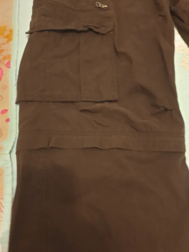 Pantaloni cargo marroni taglia 54