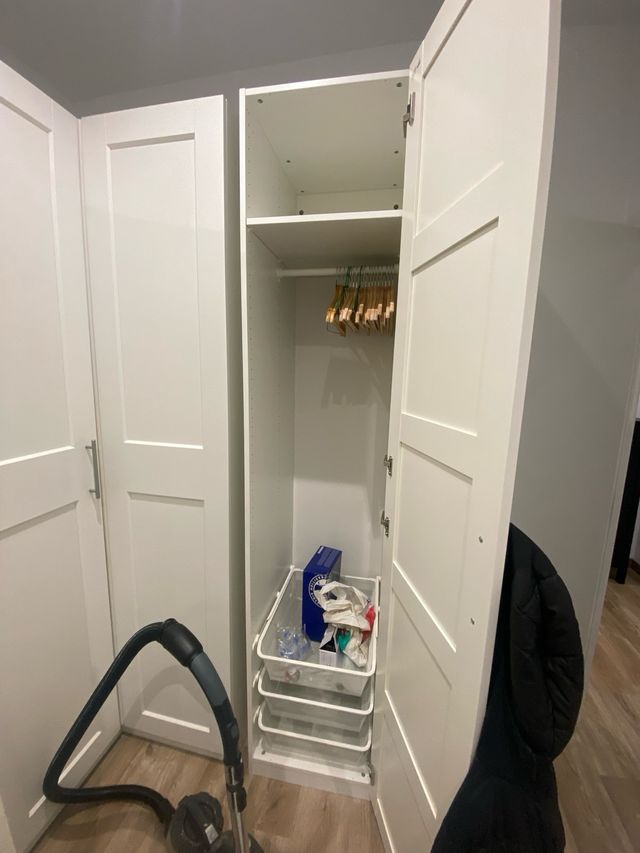 Guarda-roupa PAX/GRIMO Ikea 236cm Branco