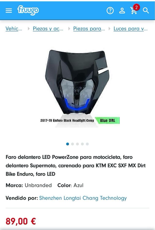 Faro LED KTM