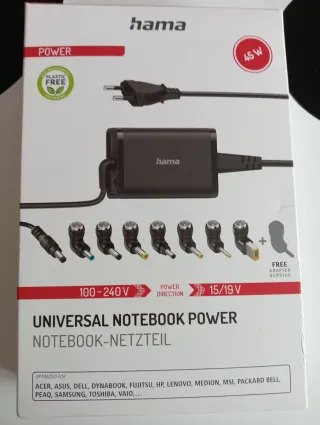 Cargador Universal ordenador portátil 45W PC