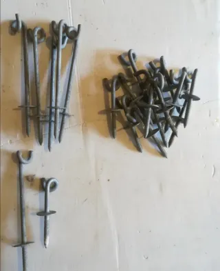 Gancio a riccio acciaio zincato Ancorante