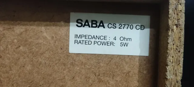 Altavoces SABA 2 vías 30cm