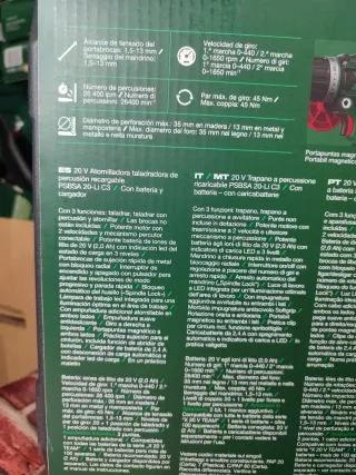 Set Herramientas Parkside (Taladro y Amoladora)