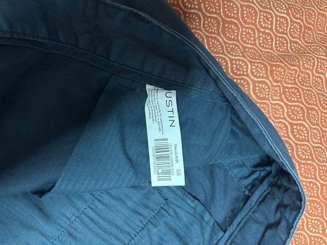 Pantalón corto Chino Dustin Talla 58 Azul Marino