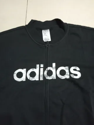 Chaqueta Adidas cremallera logo camuflaje T. XL