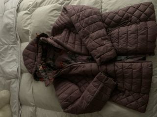 Chaqueta reversible mujer floral