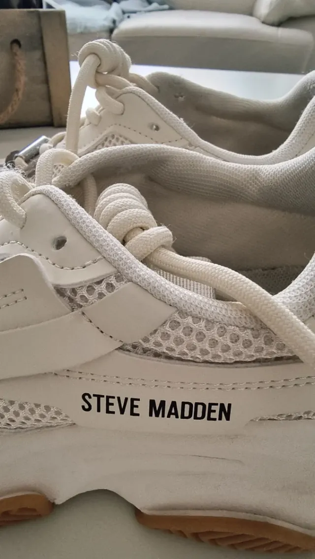 Zapatillas Steve Madden Beige/Blanco