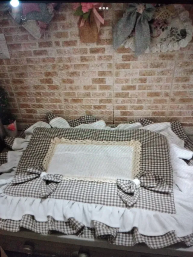 Coordinato Cucina Shabby Chic Tessuto