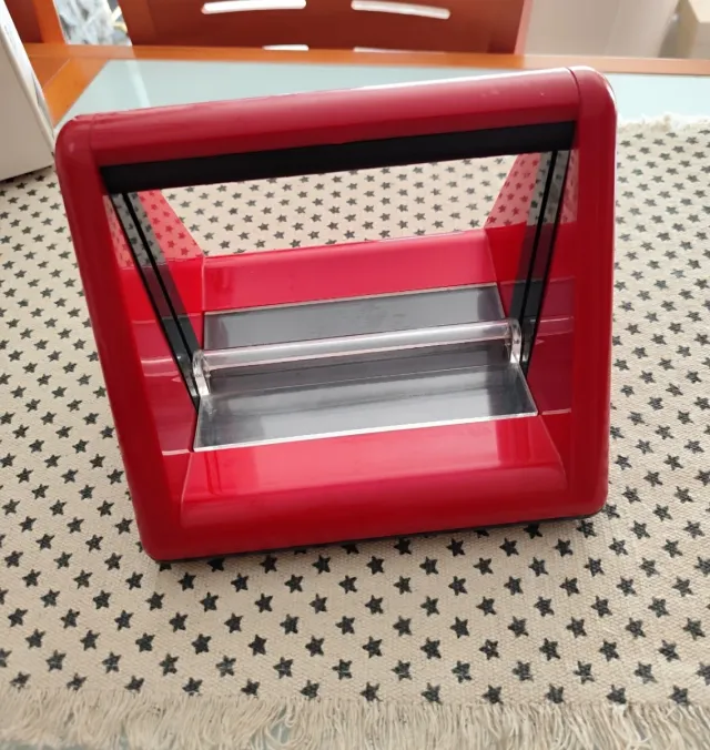 Servilletero Vintage Plástico Rojo