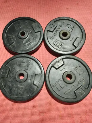 PESAS DISCOS  GOMA DOMYOS