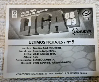 Lote cromos fútbol 2008
