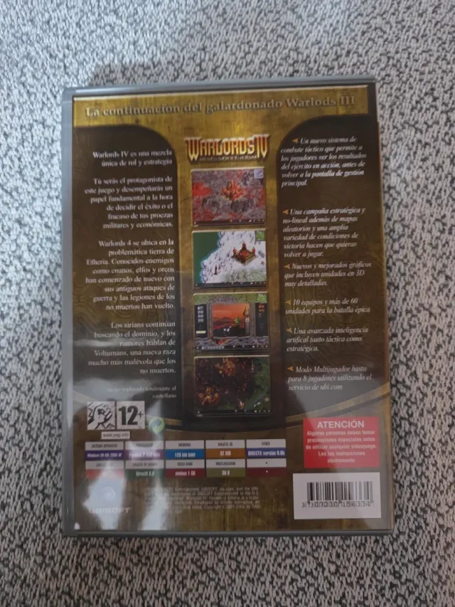 Warlords IV: Heroes of Etheria PC CD ROM