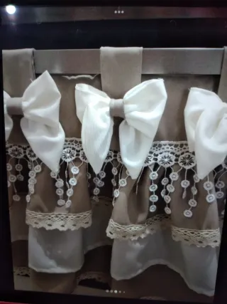 Copriforno 3 balze con fiocchi