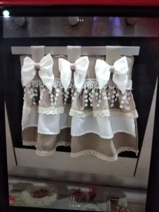 Copriforno 3 balze con fiocchi