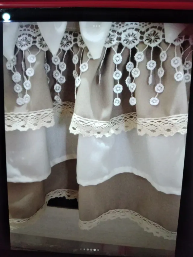 Copriforno 3 balze con fiocchi