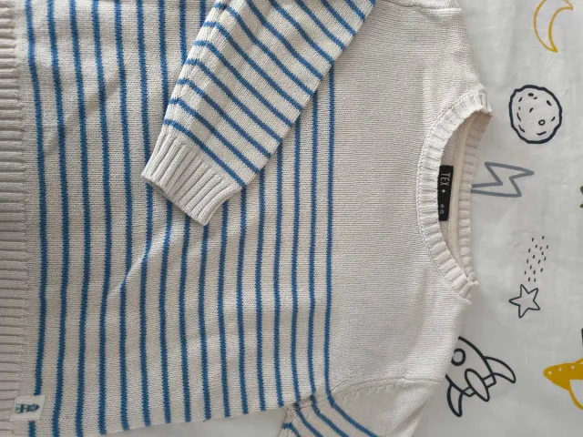 jersey rayas azul y blanco Talla 110