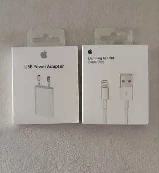 CARGADOR iPHONE USBA 5W (1 metro) LIGHTNING