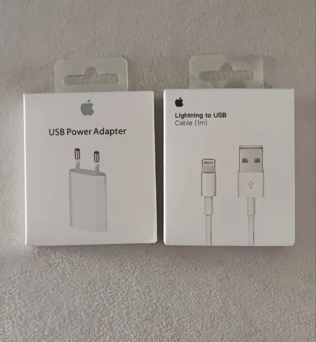CARGADOR iPHONE USBA 5W (1 metro) LIGHTNING