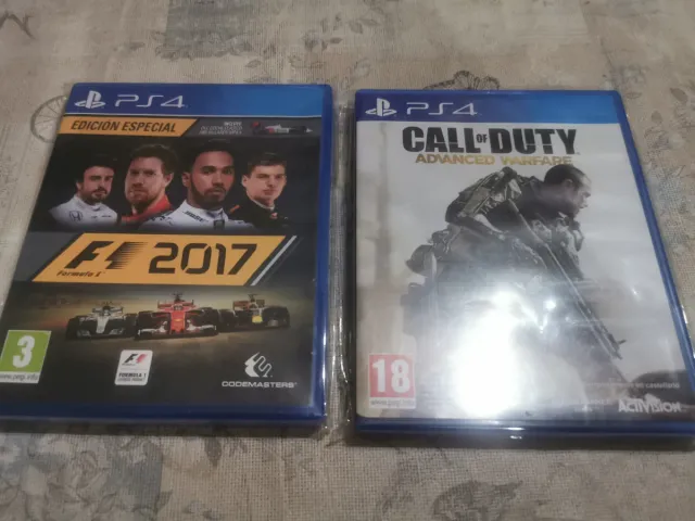 PS4 F1 2017 e Call of Duty Advanced Warfare