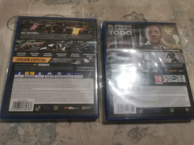 PS4 F1 2017 e Call of Duty Advanced Warfare