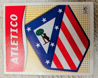 Cromo escudo Atlético de Madrid LFP