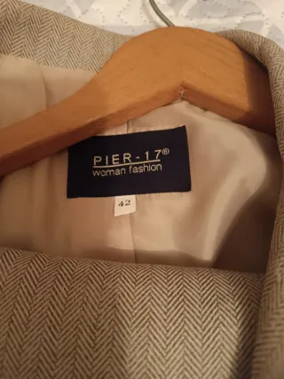 Traje chaqueta ARCHY beige marrón