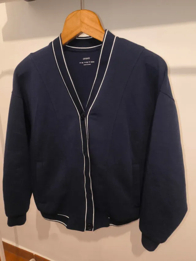 Oysho Cárdigan Azul Marino Talla XS