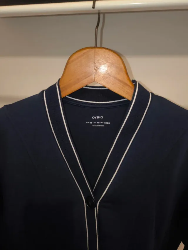 Oysho Cárdigan Azul Marino Talla XS