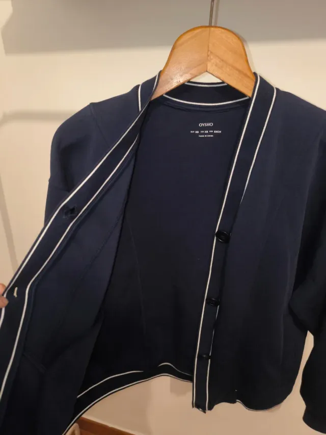 Oysho Cárdigan Azul Marino Talla XS