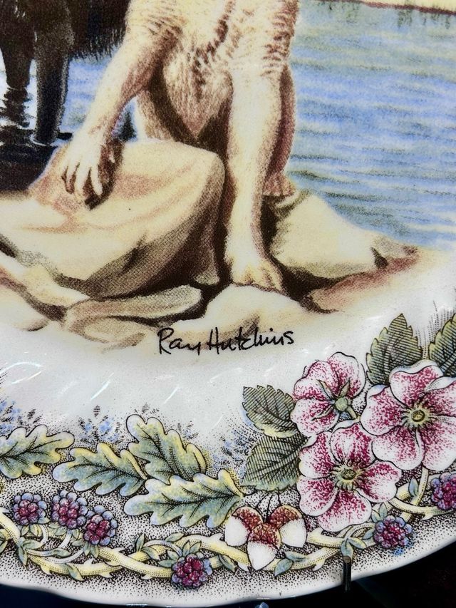 Set 3 Platos Churchill Hunting Dogs