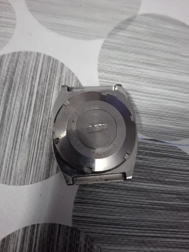 2 cajas Reloj Seiko Alarm Chronograph Plata