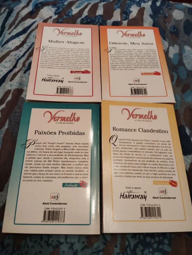 Livros de Bolso Tele Novelas Usados