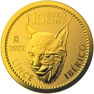 Moneda 15 Euro Cent - Lince Ibérico