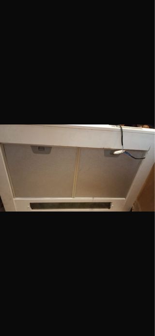 Campana extractora blanca