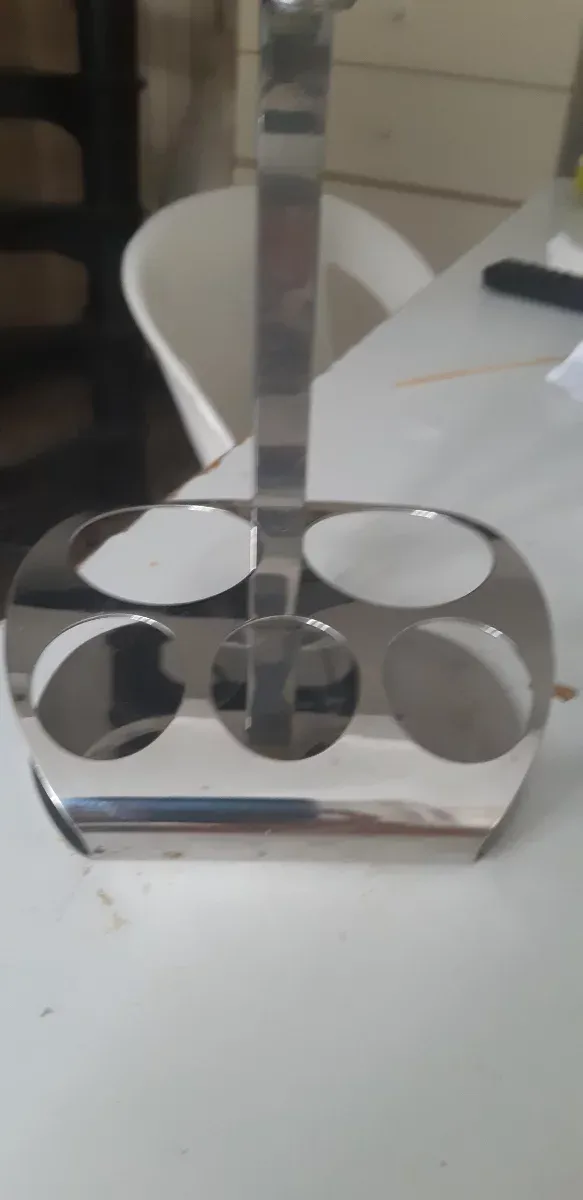 Set sale e pepe in vetro e metallo