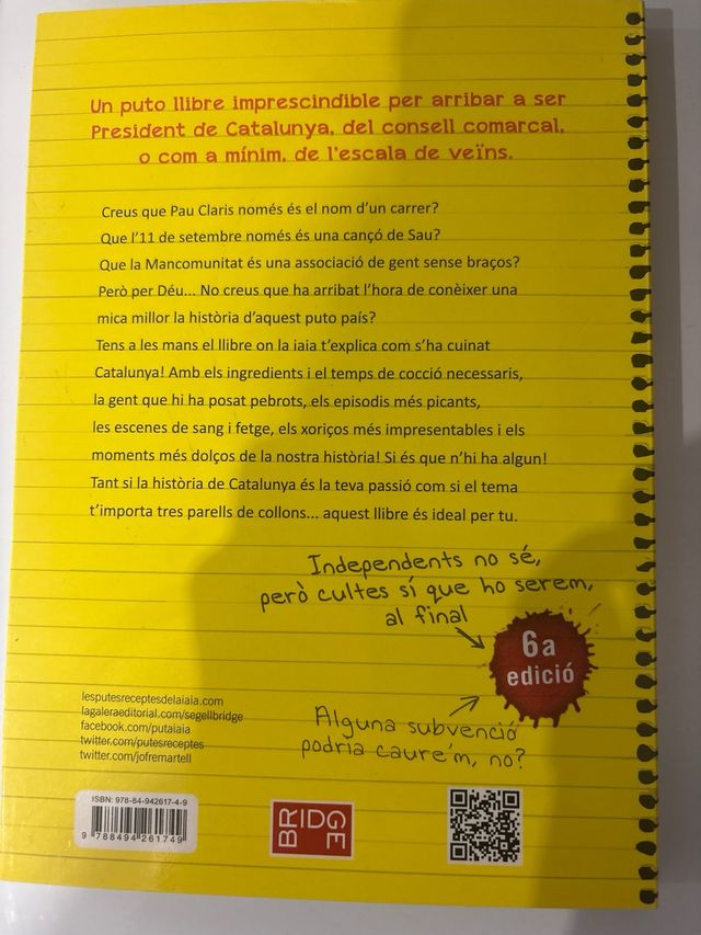 La puta història de Catalunya de la iaia
