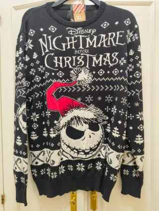 Jersey Navidad Jack Skellington Talla XL