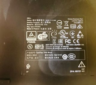 Dell Optiplex 7050 Mini PC