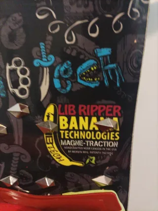 Tabla Snowboard Lib Ripper 140 con fijacione union