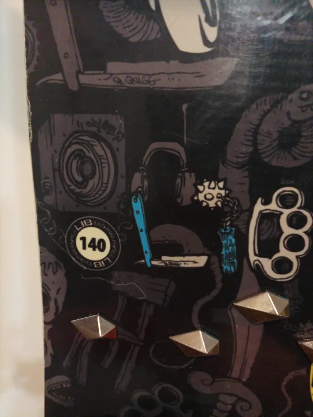 Tabla Snowboard Lib Ripper 140 con fijacione union