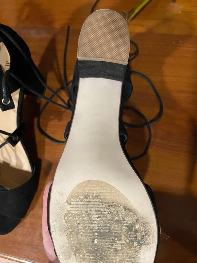 Zapatos Justfab Negros con tacones