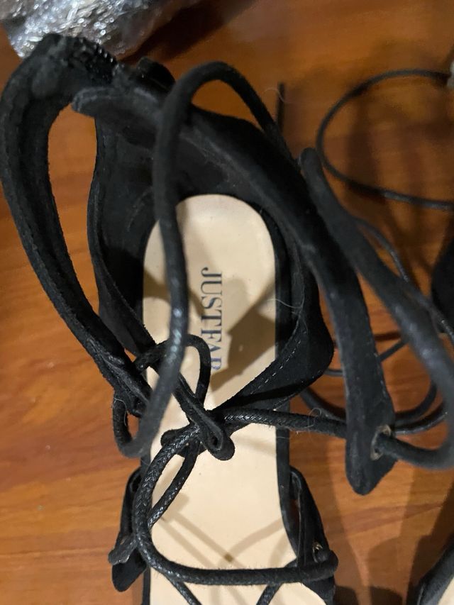 Zapatos Justfab Negros con tacones