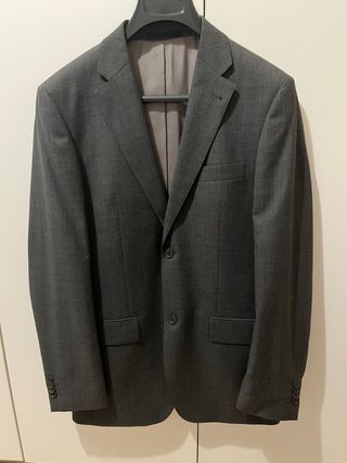 Chaqueta de traje gris