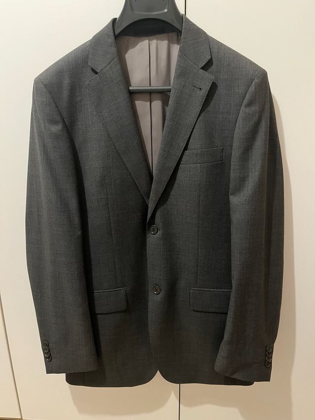 Chaqueta de traje gris