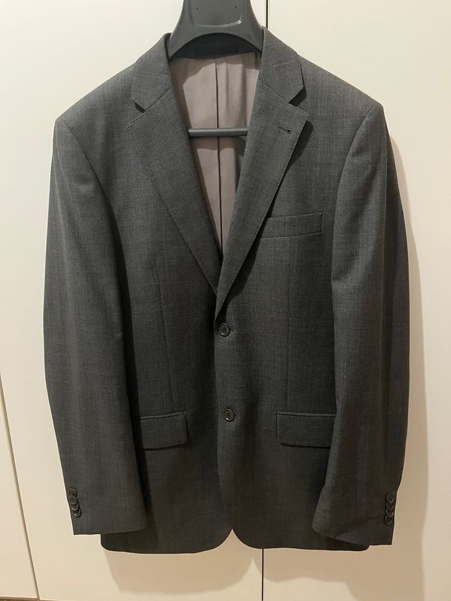 Chaqueta de traje gris