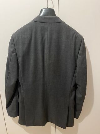 Chaqueta de traje gris