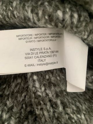 Jersey de punto grueso gris