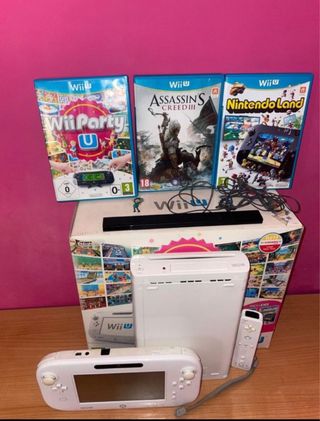 Nintendo Wii U Blanca + Juegos