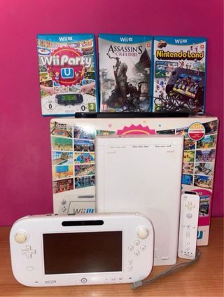 Nintendo Wii U Blanca + Juegos