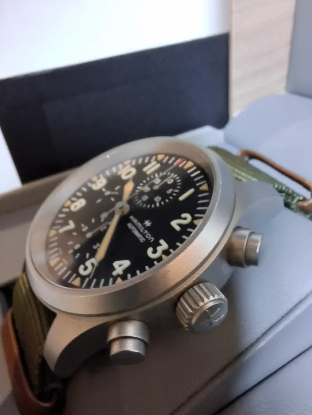 Hamilton Khaki Field Auto Chrono 44mm H7170683